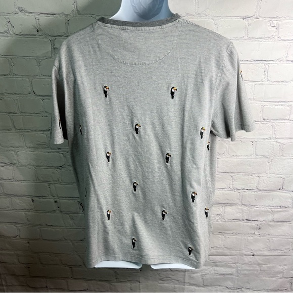 Ted Baker Vipa Parrot Embroidered Shirt Large - Picture 4 of 9